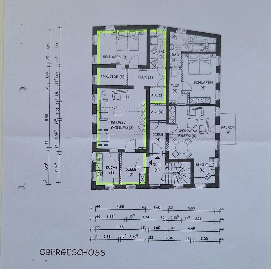 Predaj bytu 2-izbový 79 m², Am Hammer 27, Nürnberg, Bavorsko Predaj bytu 2-izbový 79 m², Am Hammer 27, Nürnberg, Bavorsko
