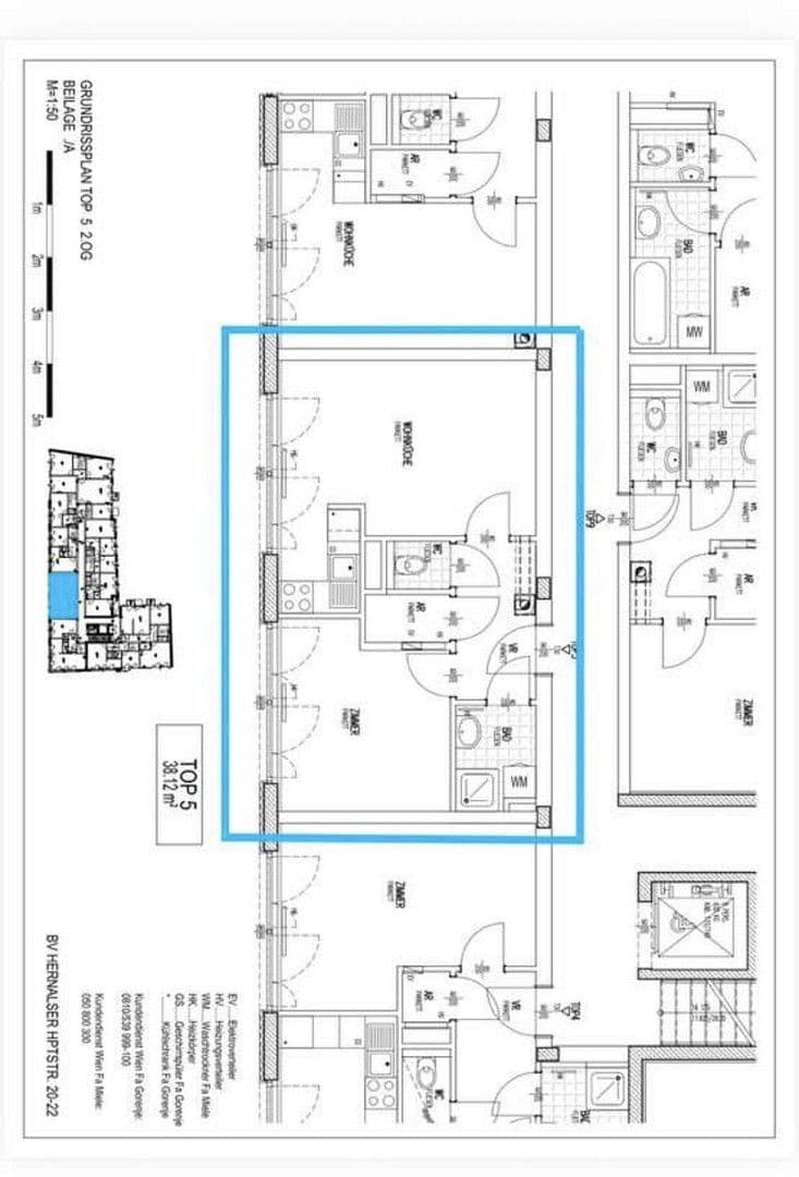 Prenájom bytu 2-izbový 40 m², Hernalser Hauptstraße 22, Wien, Viedeň Prenájom bytu 2-izbový 40 m², Hernalser Hauptstraße 22, Wien, Viedeň