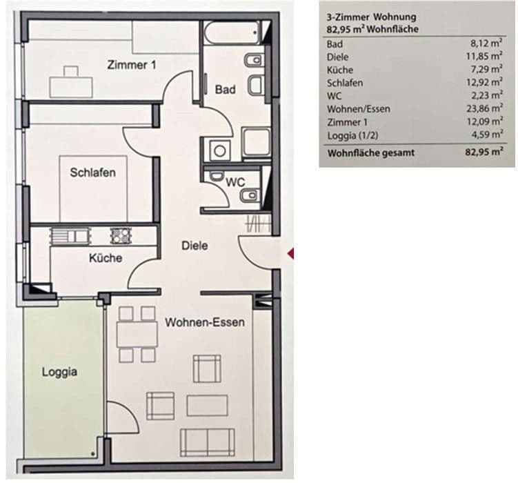 Predaj bytu 3-izbový 83 m², Holzgerlingen, Bádensko-Wurttembersko Predaj bytu 3-izbový 83 m², Holzgerlingen, Bádensko-Wurttembersko
