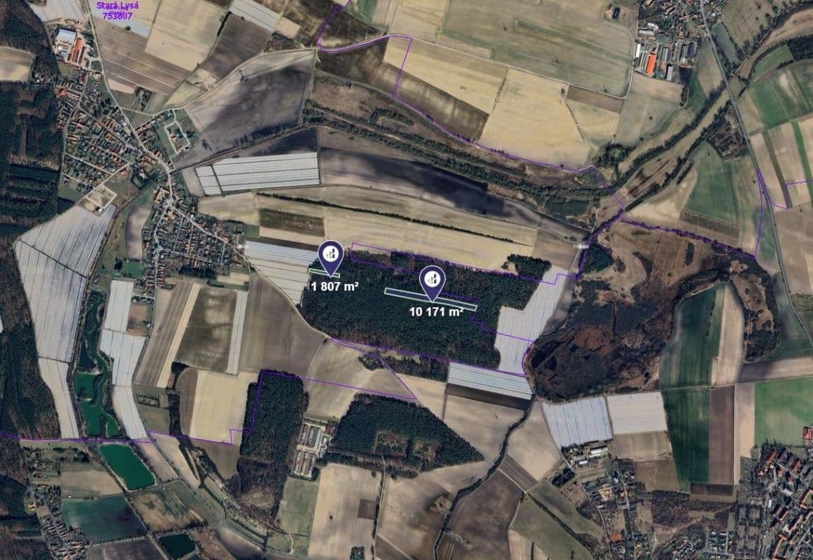 Predaj pozemku 11.978 m², Stará Lysá, Středočeský kraj Predaj pozemku 11.978 m², Stará Lysá, Středočeský kraj