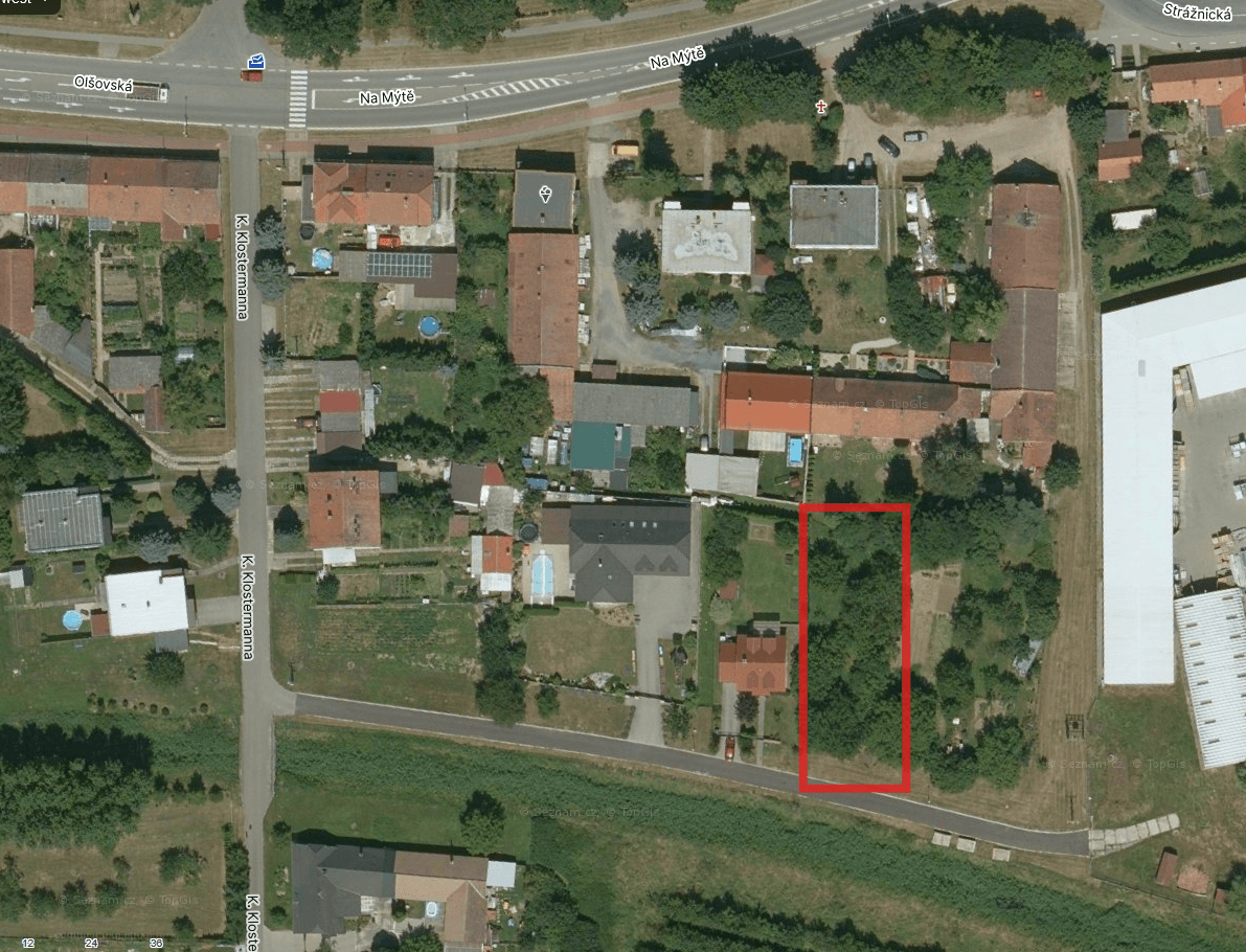 Predaj pozemku 877 m², K. Klostermanna, Bzenec, Jihomoravský kraj Predaj pozemku 877 m², K. Klostermanna, Bzenec, Jihomoravský kraj