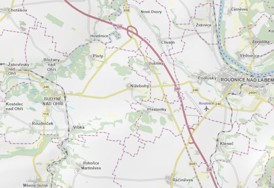 Predaj pozemku 4.910 m², Budyně nad Ohří, Ústecký kraj Predaj pozemku 4.910 m², Budyně nad Ohří, Ústecký kraj