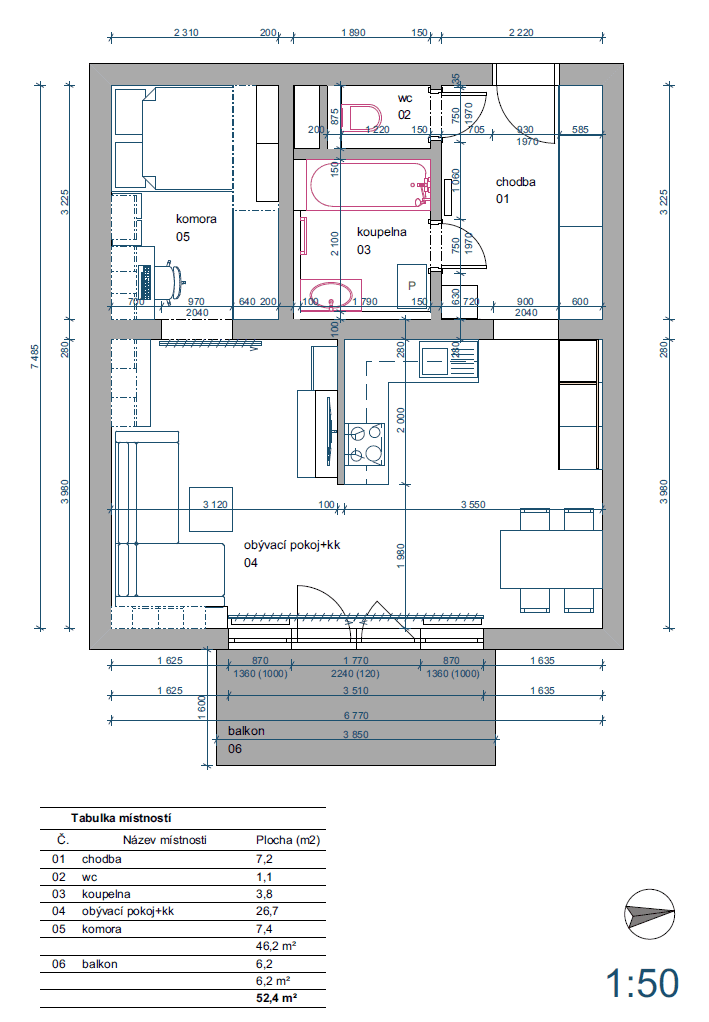 Prenájom bytu 1-izbový 46 m², T. G. Masaryka, Horoměřice, Středočeský kraj Prenájom bytu 1-izbový 46 m², T. G. Masaryka, Horoměřice, Středočeský kraj