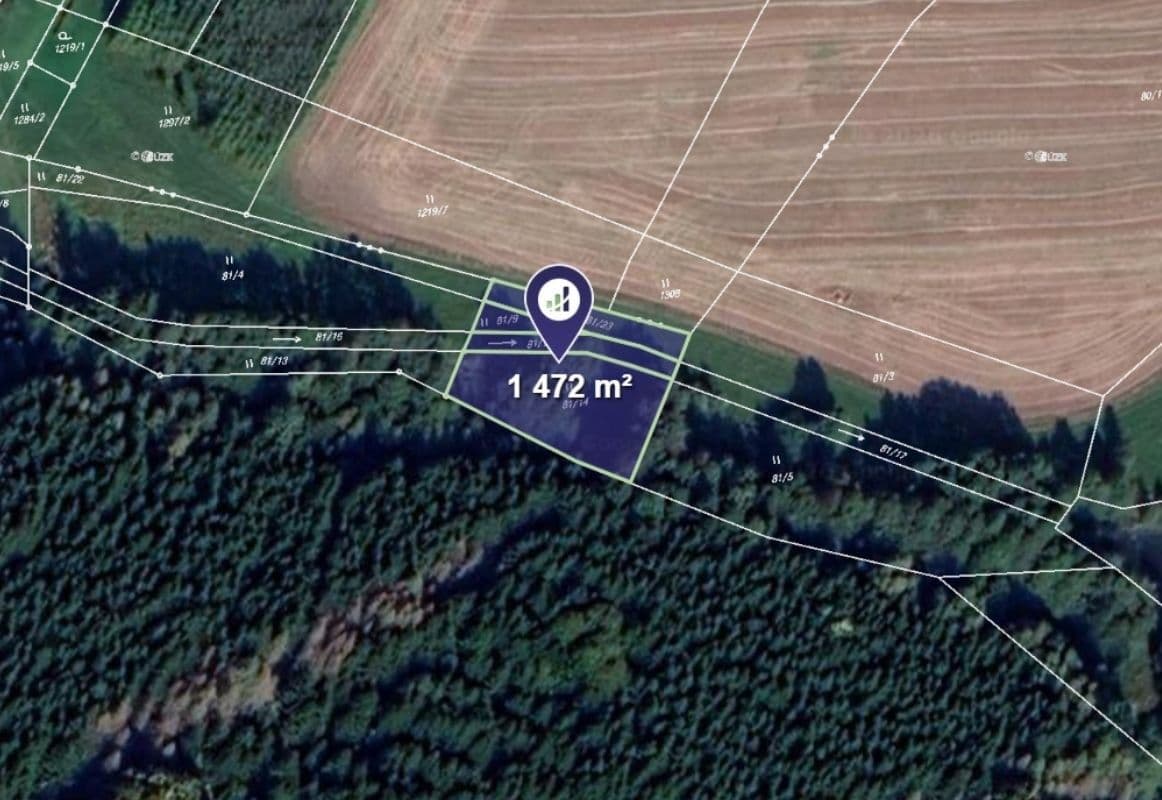 Predaj pozemku 54.715 m², Horní Radouň, Jihočeský kraj Predaj pozemku 54.715 m², Horní Radouň, Jihočeský kraj