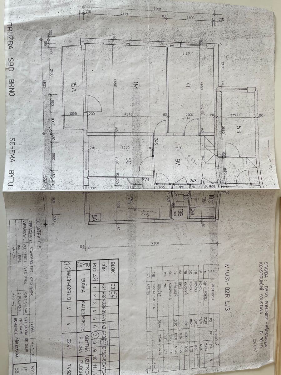 Predaj bytu 4-izbový 75 m², Spodní, Brno, Jihomoravský kraj Predaj bytu 4-izbový 75 m², Spodní, Brno, Jihomoravský kraj