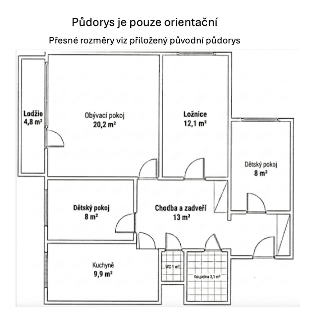 Predaj bytu 4-izbový 75 m², Spodní, Brno, Jihomoravský kraj Predaj bytu 4-izbový 75 m², Spodní, Brno, Jihomoravský kraj