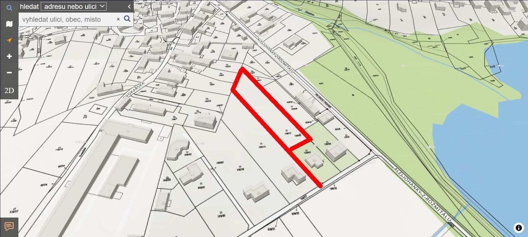Predaj pozemku 2.267 m², Alej Johanky z Rožmitálu, Rožmitál pod Třemšínem, Středočeský kraj Predaj pozemku 2.267 m², Alej Johanky z Rožmitálu, Rožmitál pod Třemšínem, Středočeský kraj