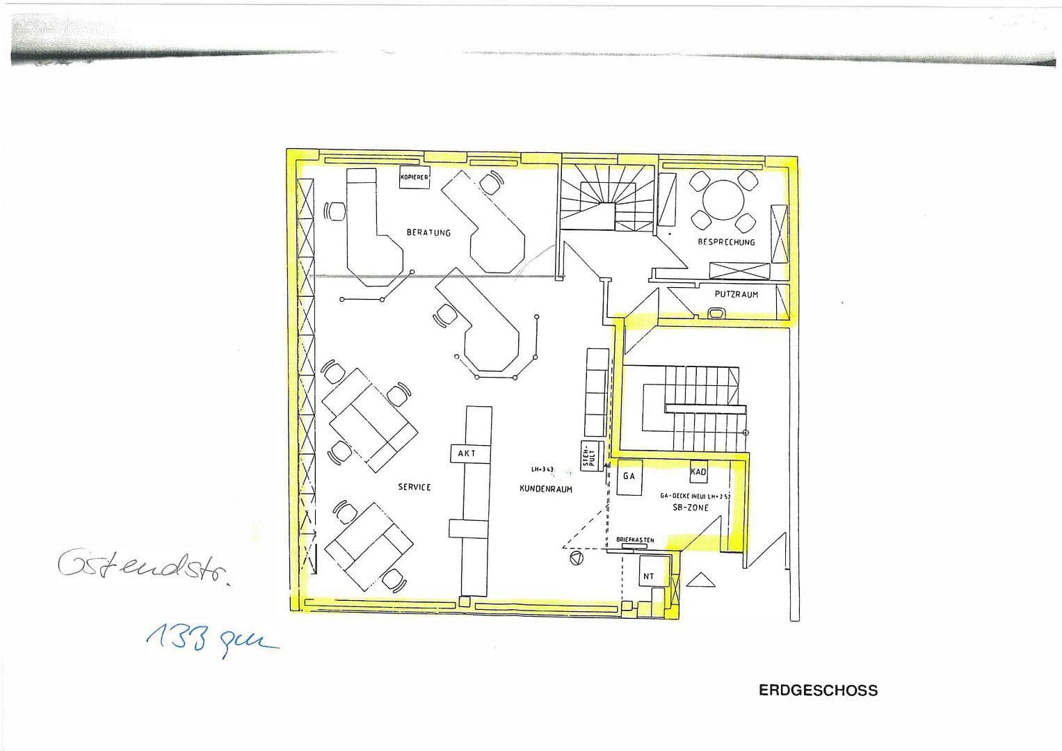 Prenájom kancelárie 190 m², Ostendstraße 221, Nürnberg, Bavorsko Prenájom kancelárie 190 m², Ostendstraße 221, Nürnberg, Bavorsko