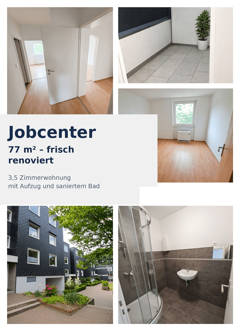 Prenájom bytu 3-izbový 77 m², Talaue 27, Dorsten, Severné Porýnie - Westfálsko Prenájom bytu 3-izbový 77 m², Talaue 27, Dorsten, Severné Porýnie - Westfálsko