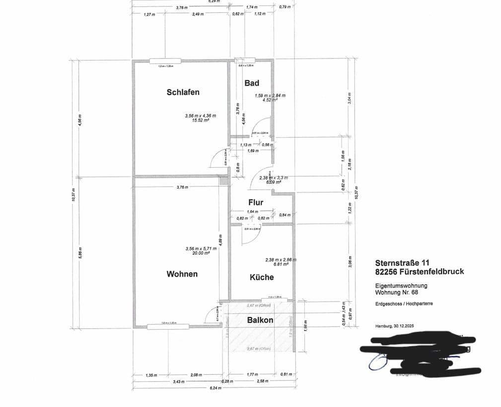 Predaj bytu 2-izbový 54 m², Fürstenfeldbruck, Bavorsko Predaj bytu 2-izbový 54 m², Fürstenfeldbruck, Bavorsko