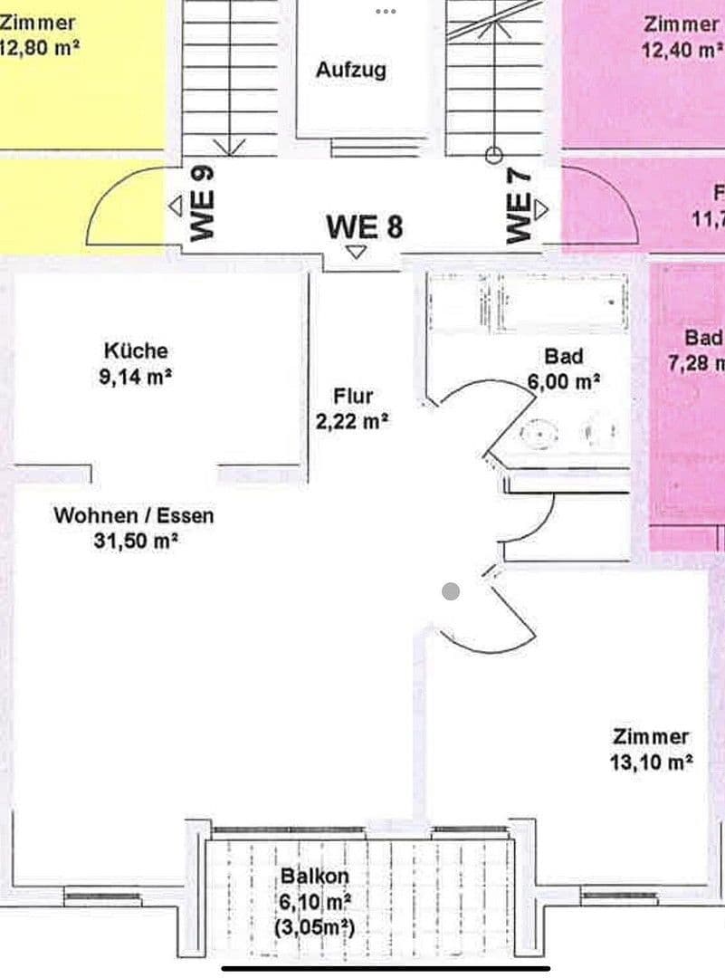 Prenájom bytu 2-izbový 65 m², Frankfurt am Main, Hesensko Prenájom bytu 2-izbový 65 m², Frankfurt am Main, Hesensko