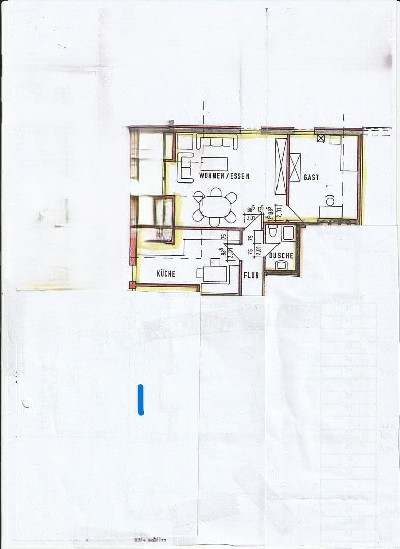 Prenájom bytu 3-izbový 70 m², Haren (Ems), Dolné Sasko Prenájom bytu 3-izbový 70 m², Haren (Ems), Dolné Sasko
