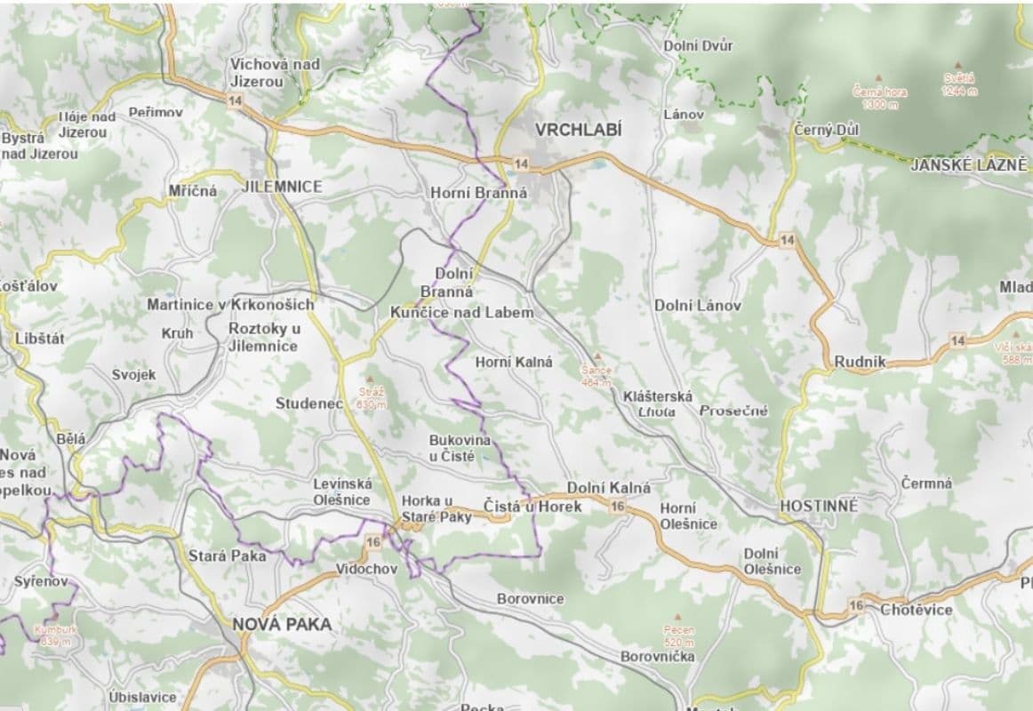 Predaj pozemku 3.492 m², Čistá u Horek, Liberecký kraj Predaj pozemku 3.492 m², Čistá u Horek, Liberecký kraj