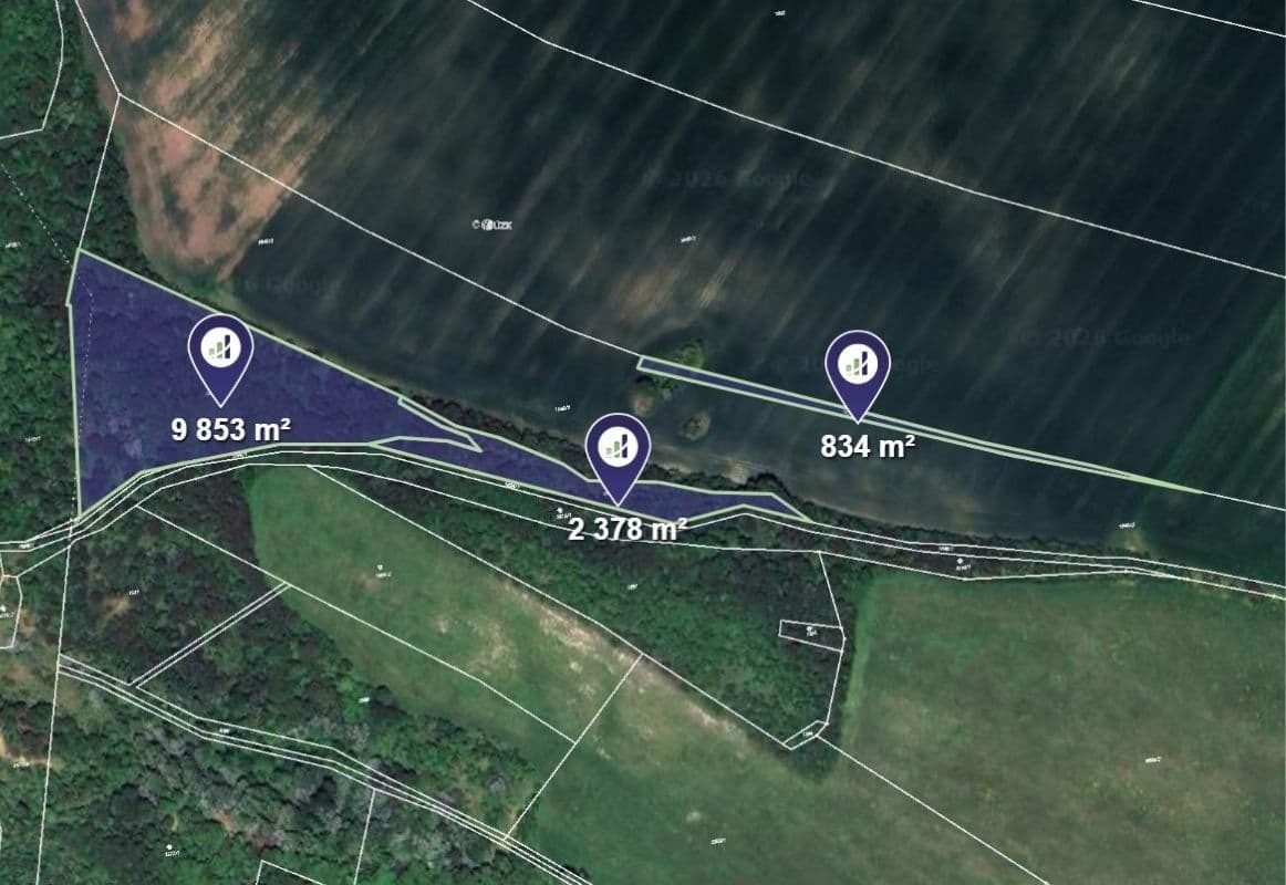 Predaj pozemku 55.007 m², Želenice, Ústecký kraj Predaj pozemku 55.007 m², Želenice, Ústecký kraj