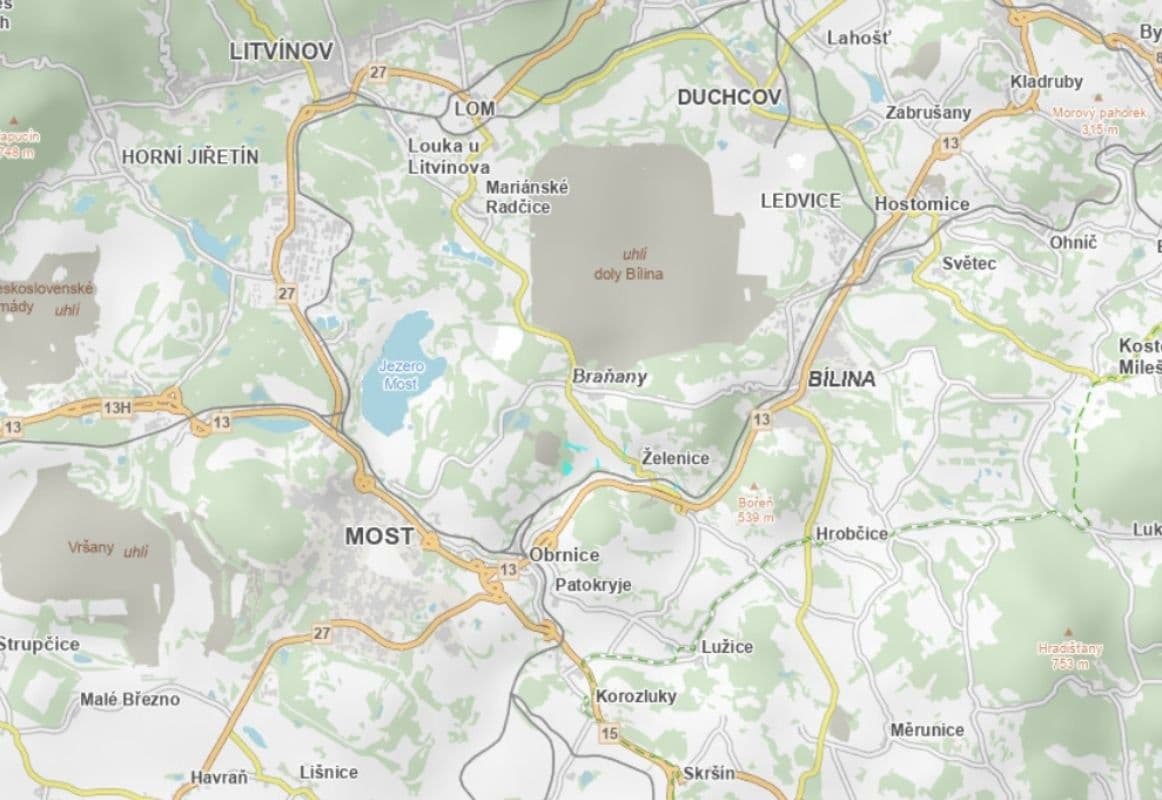 Predaj pozemku 55.007 m², Želenice, Ústecký kraj Predaj pozemku 55.007 m², Želenice, Ústecký kraj