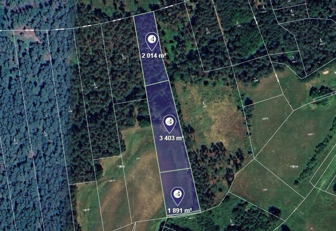 Predaj pozemku 18.336 m², Dub, Jihočeský kraj Predaj pozemku 18.336 m², Dub, Jihočeský kraj