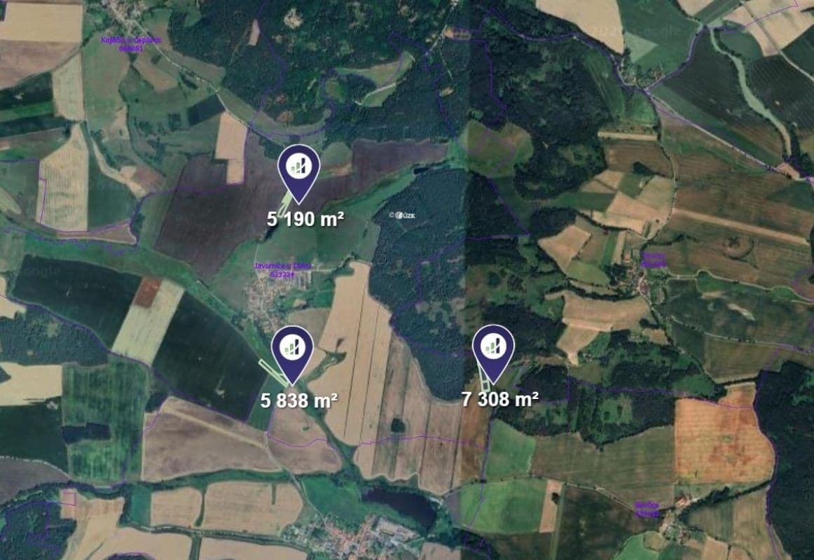 Predaj pozemku 18.336 m², Dub, Jihočeský kraj Predaj pozemku 18.336 m², Dub, Jihočeský kraj