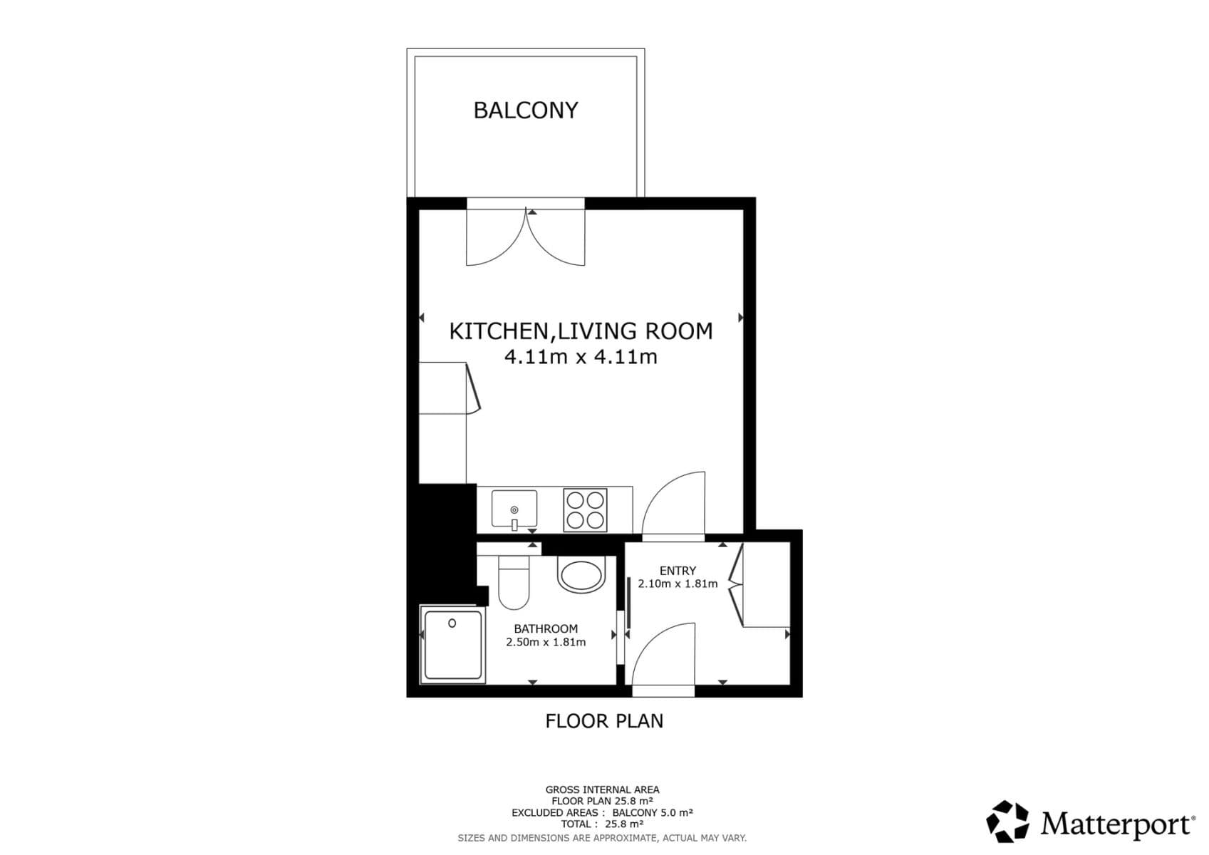 Prenájom bytu 1-izbový 24 m², Krymská, Praha, Praha Prenájom bytu 1-izbový 24 m², Krymská, Praha, Praha