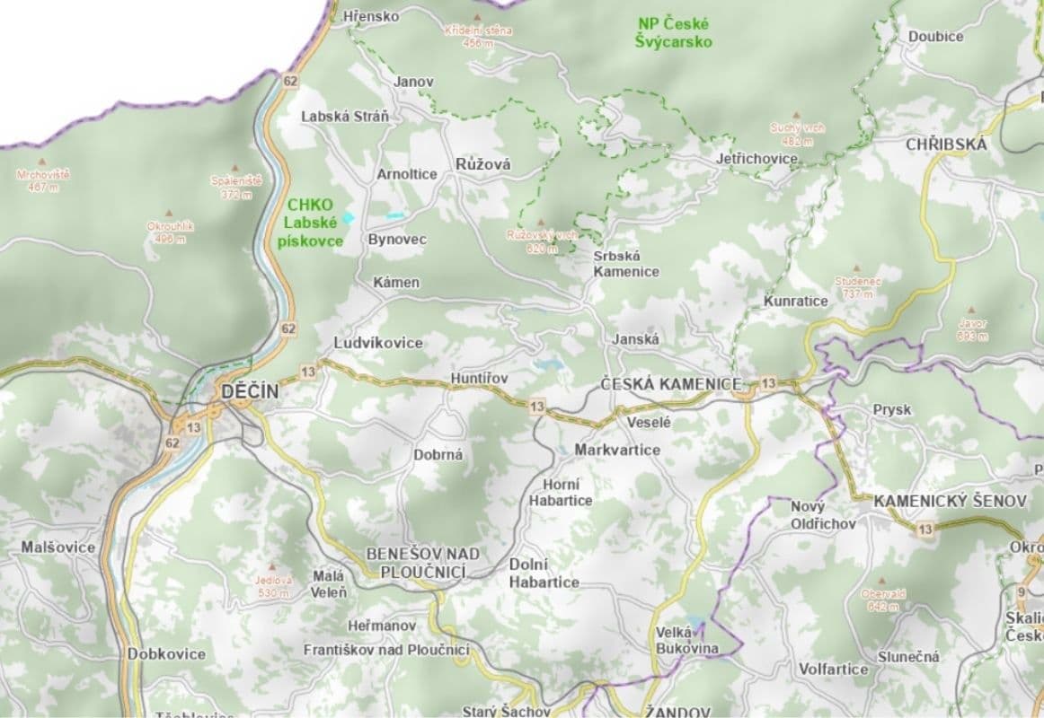 Predaj pozemku 18.996 m², Bynovec, Ústecký kraj Predaj pozemku 18.996 m², Bynovec, Ústecký kraj