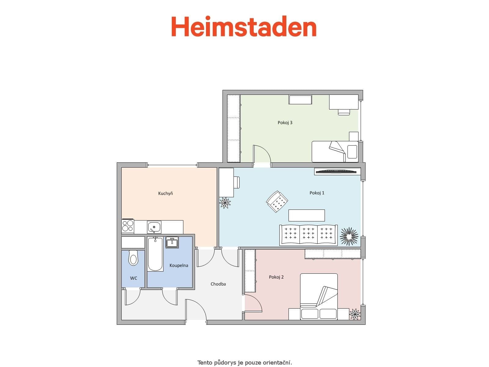 Prenájom bytu 3-izbový 74 m², Československé armády, Frýdek-Místek, Moravskoslezský kraj Prenájom bytu 3-izbový 74 m², Československé armády, Frýdek-Místek, Moravskoslezský kraj