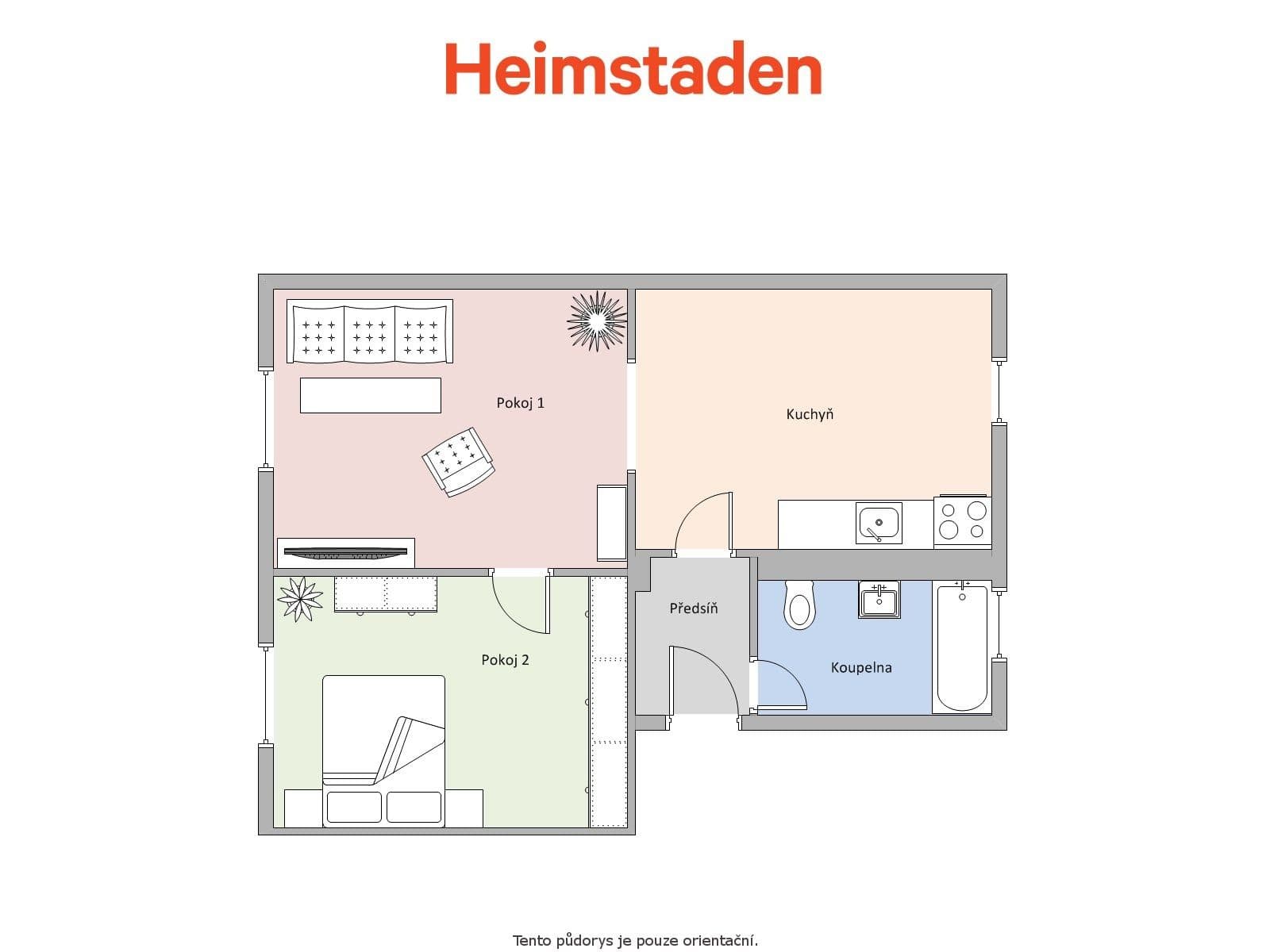 Prenájom bytu 2-izbový 48 m², Boženy Němcové, Hlučín, Moravskoslezský kraj Prenájom bytu 2-izbový 48 m², Boženy Němcové, Hlučín, Moravskoslezský kraj