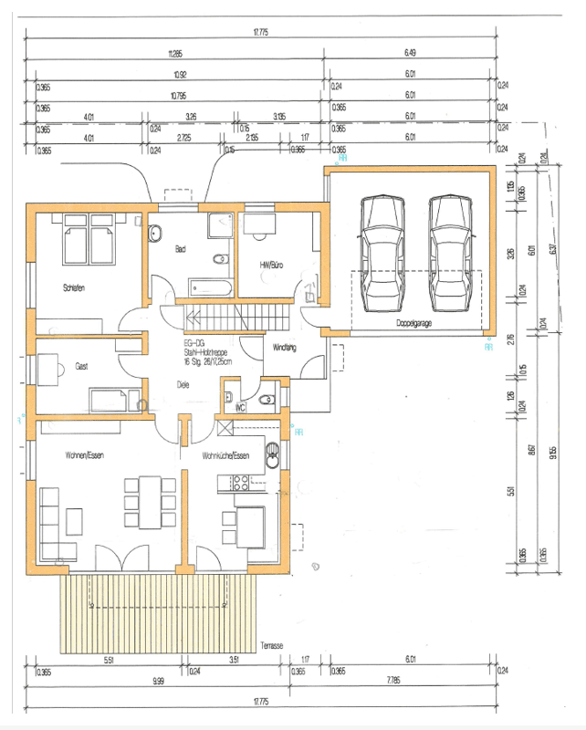 Predaj domu 125 m², pozemek 574 m², Krauchenwies, Bádensko-Wurttembersko Predaj domu 125 m², pozemek 574 m², Krauchenwies, Bádensko-Wurttembersko