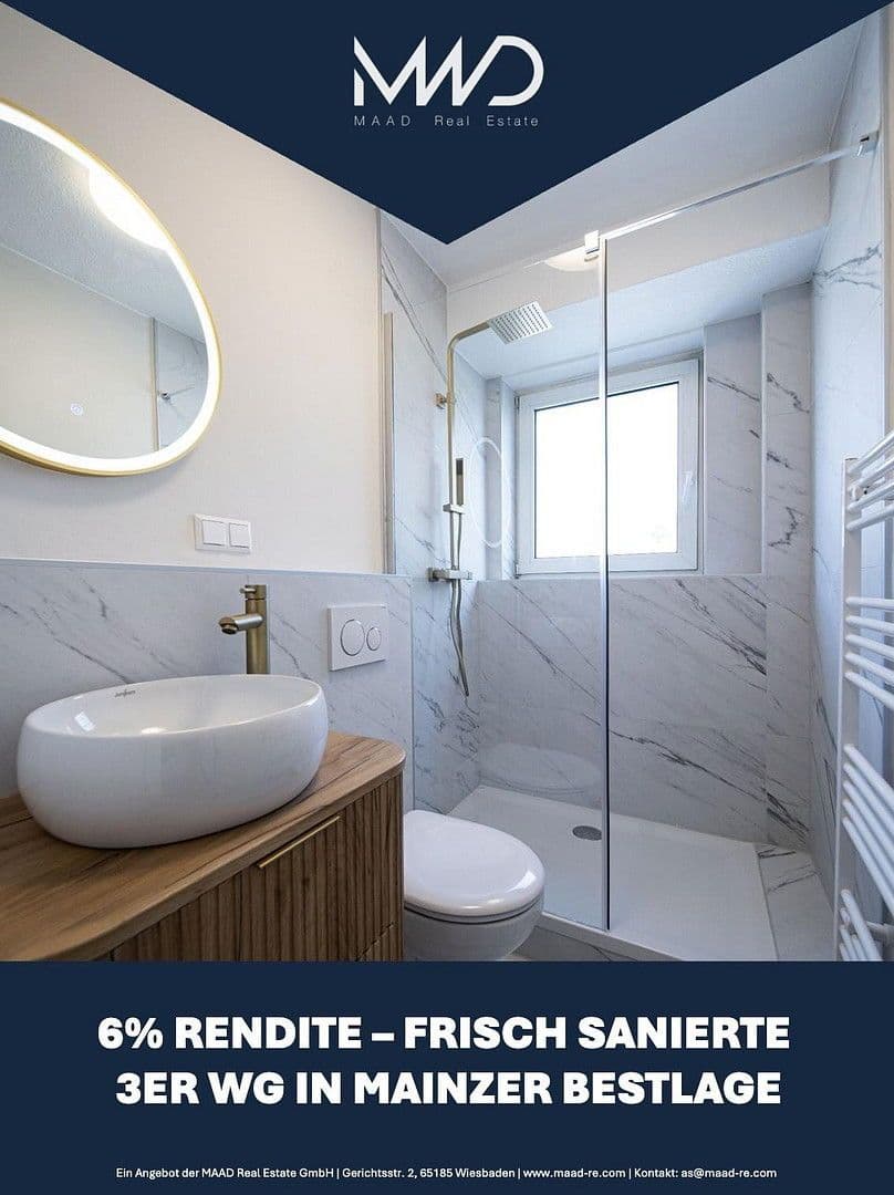 Predaj bytu 3-izbový 55 m², Mainz, Porýnie-Falcko Predaj bytu 3-izbový 55 m², Mainz, Porýnie-Falcko