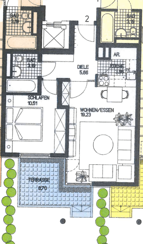 Predaj bytu 2-izbový 47 m², Berlin, Berlín Predaj bytu 2-izbový 47 m², Berlin, Berlín