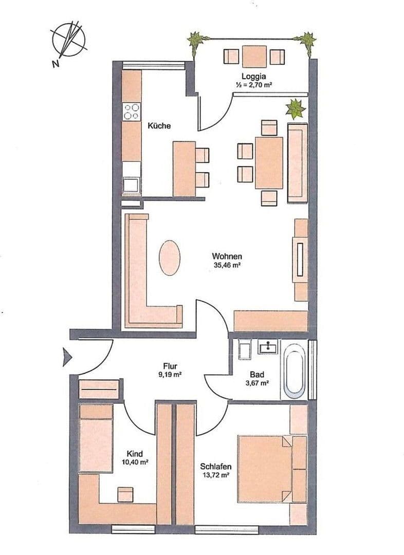 Predaj bytu 3-izbový 76 m², Olching, Bavorsko Predaj bytu 3-izbový 76 m², Olching, Bavorsko