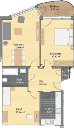 Predaj bytu 3-izbový 80 m², Hamburg, Hamburg Predaj bytu 3-izbový 80 m², Hamburg, Hamburg