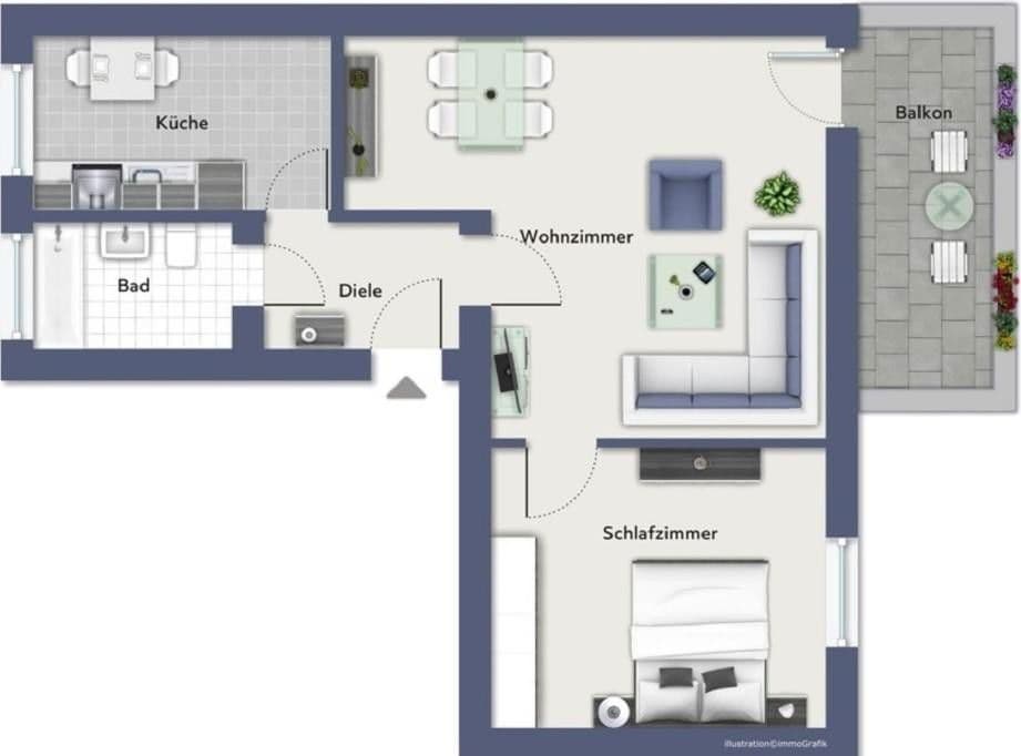 Prenájom bytu 2-izbový 57 m², Montanusstraße 60, Köln, Severné Porýnie - Westfálsko Prenájom bytu 2-izbový 57 m², Montanusstraße 60, Köln, Severné Porýnie - Westfálsko