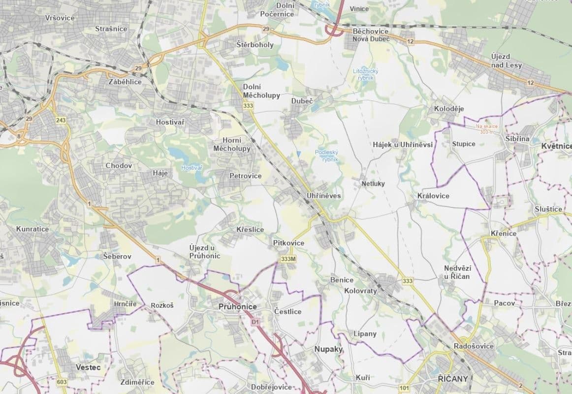 Predaj pozemku 9.655 m², Praha, Praha Predaj pozemku 9.655 m², Praha, Praha