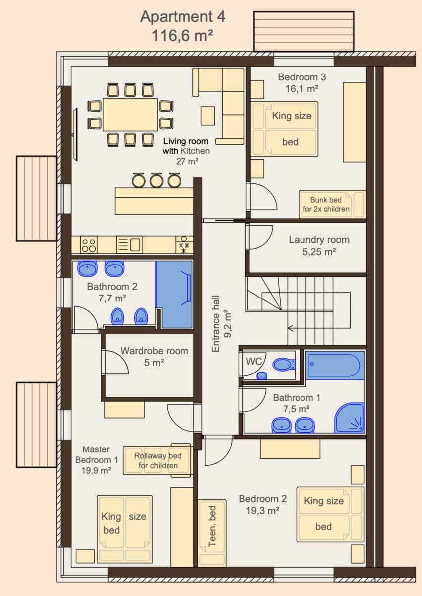 Prenájom bytu 109 m², Do Chuchle, Praha, Praha Prenájom bytu 109 m², Do Chuchle, Praha, Praha