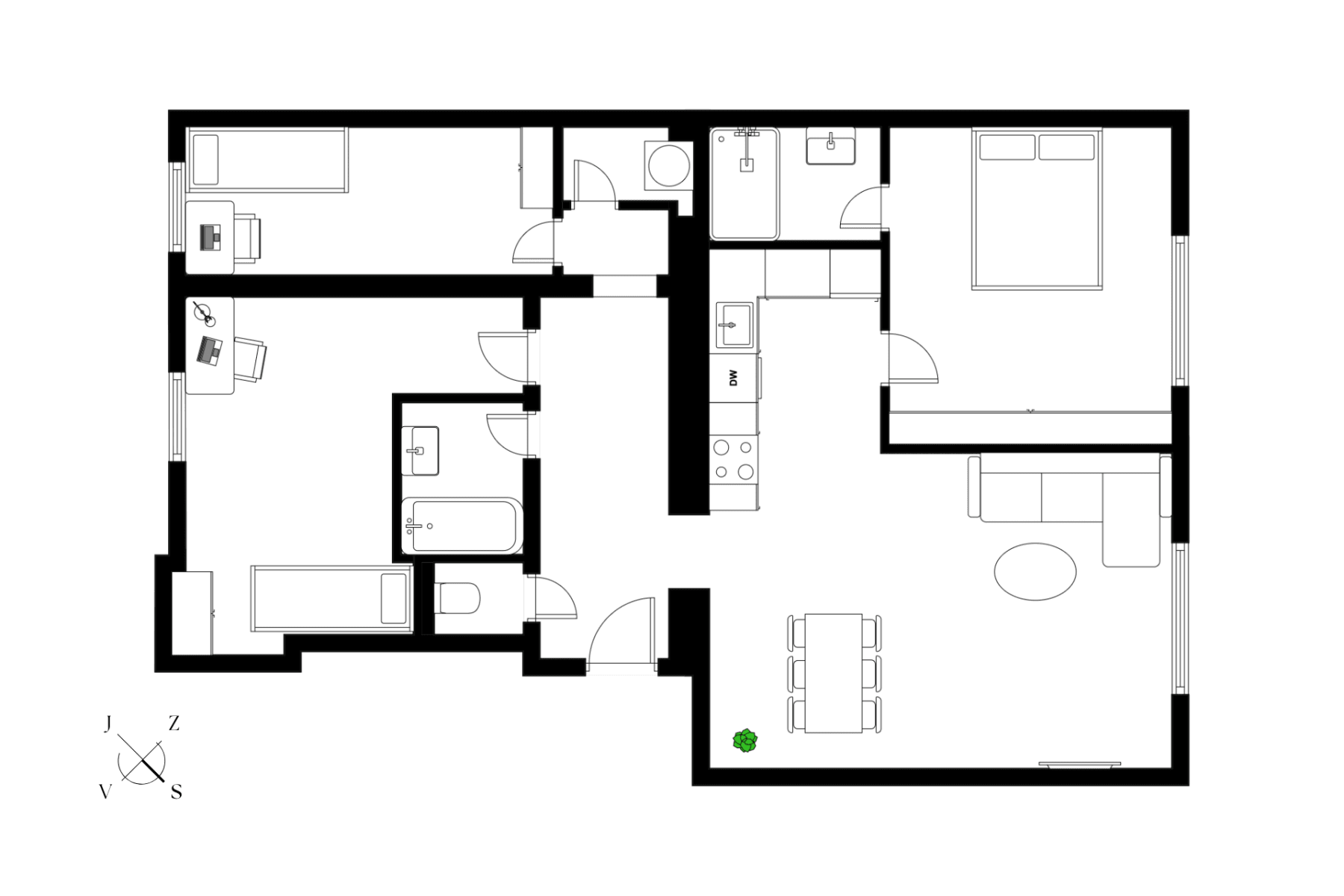 Predaj bytu 4-izbový 97 m², Merhautova, Brno, Jihomoravský kraj Predaj bytu 4-izbový 97 m², Merhautova, Brno, Jihomoravský kraj