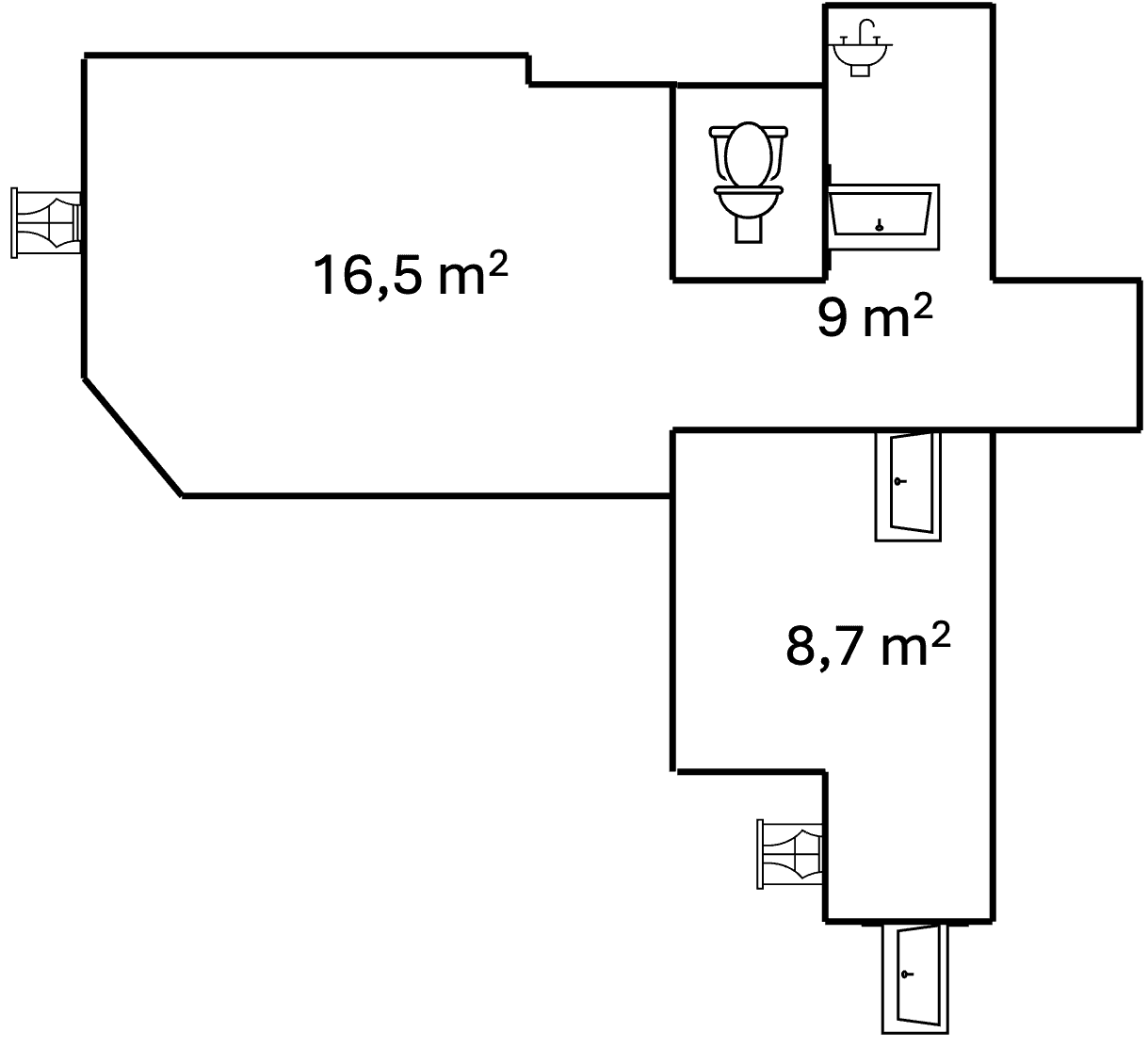 Prenájom nebytového priestoru 34 m², Na Zámyšli, Praha, Praha Prenájom nebytového priestoru 34 m², Na Zámyšli, Praha, Praha