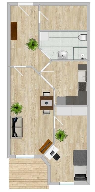 Prenájom bytu 2-izbový 52 m², Abendstraße 5a, Magdeburg, Sasko-Anhaltsko Prenájom bytu 2-izbový 52 m², Abendstraße 5a, Magdeburg, Sasko-Anhaltsko