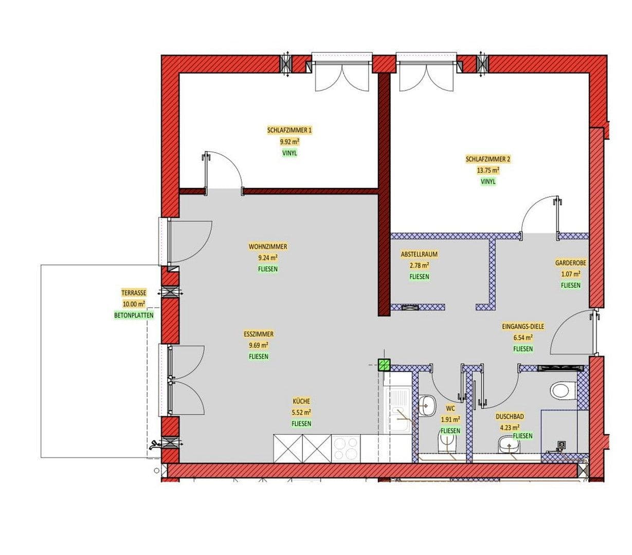 Predaj bytu 3-izbový 69 m², Heinrichsdörferweg 4, Erlangen, Bavorsko Predaj bytu 3-izbový 69 m², Heinrichsdörferweg 4, Erlangen, Bavorsko