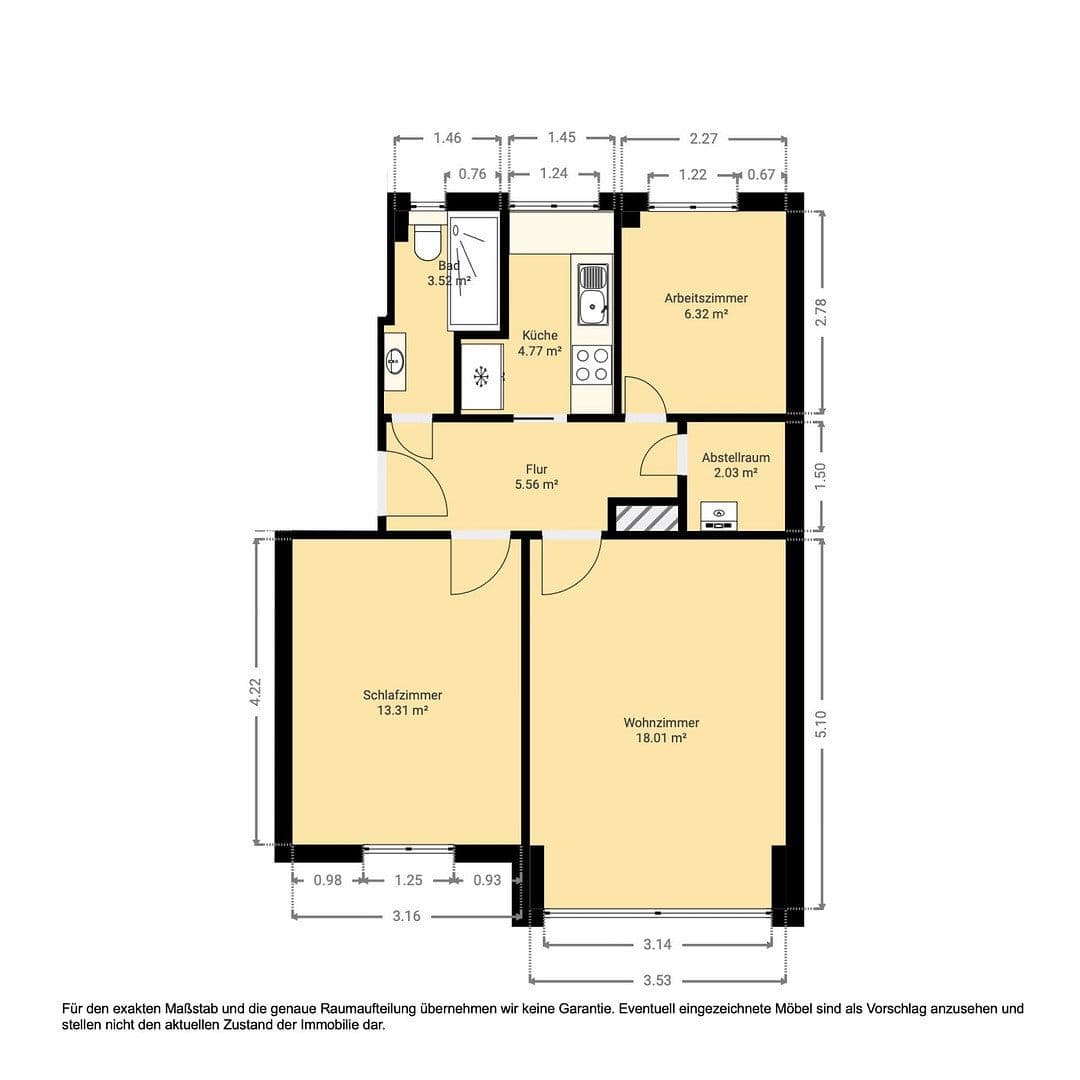Predaj bytu 3-izbový 54 m², Ostendstr. 111, Stuttgart, Bádensko-Wurttembersko Predaj bytu 3-izbový 54 m², Ostendstr. 111, Stuttgart, Bádensko-Wurttembersko