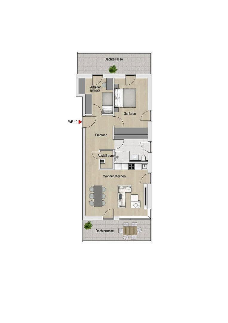 Prenájom bytu 3-izbový 89 m², München, Bavorsko Prenájom bytu 3-izbový 89 m², München, Bavorsko