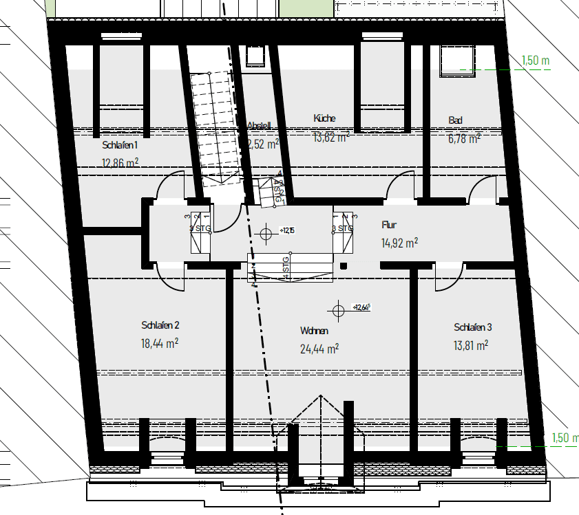 Prenájom bytu 4-izbový 109 m², Wuppertal, Severné Porýnie - Westfálsko Prenájom bytu 4-izbový 109 m², Wuppertal, Severné Porýnie - Westfálsko