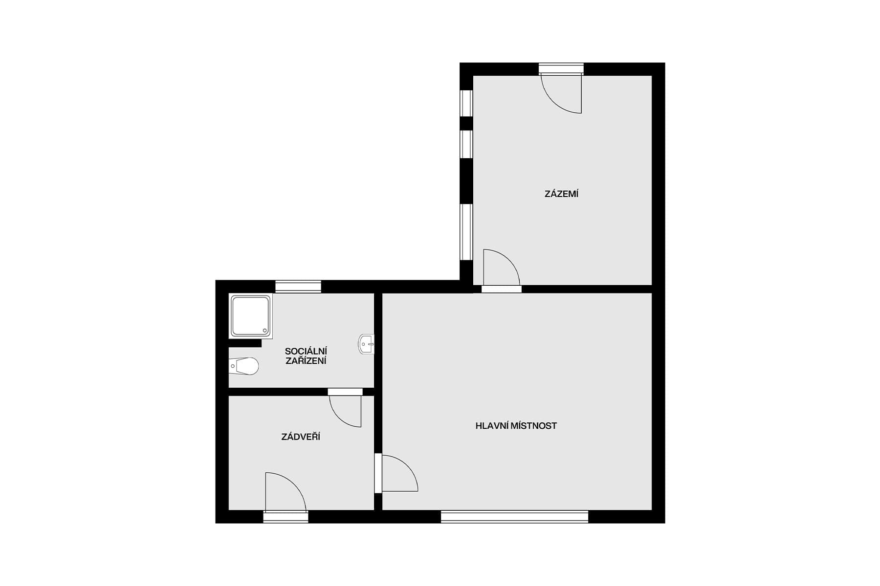 Predaj kancelárie 77 m², Přerovská, Olomouc, Olomoucký kraj Predaj kancelárie 77 m², Přerovská, Olomouc, Olomoucký kraj