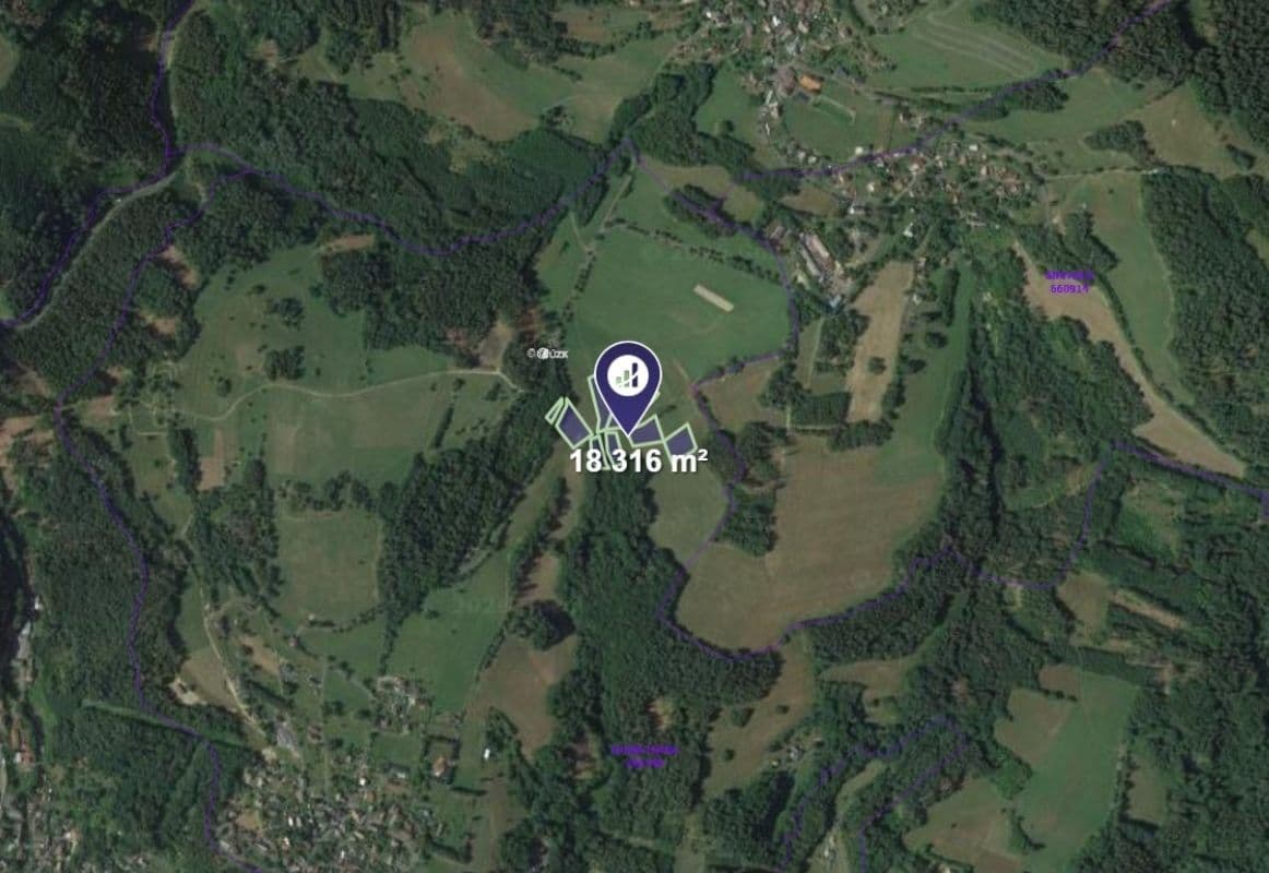 Predaj pozemku 3.053 m², Železný Brod, Liberecký kraj Predaj pozemku 3.053 m², Železný Brod, Liberecký kraj