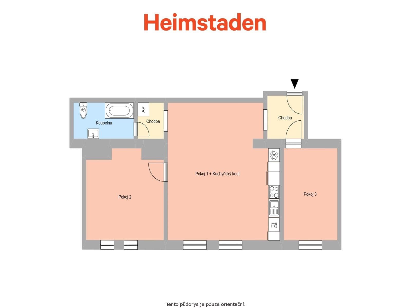 Prenájom bytu 3-izbový 63 m², Porubská, Ostrava, Moravskoslezský kraj Prenájom bytu 3-izbový 63 m², Porubská, Ostrava, Moravskoslezský kraj