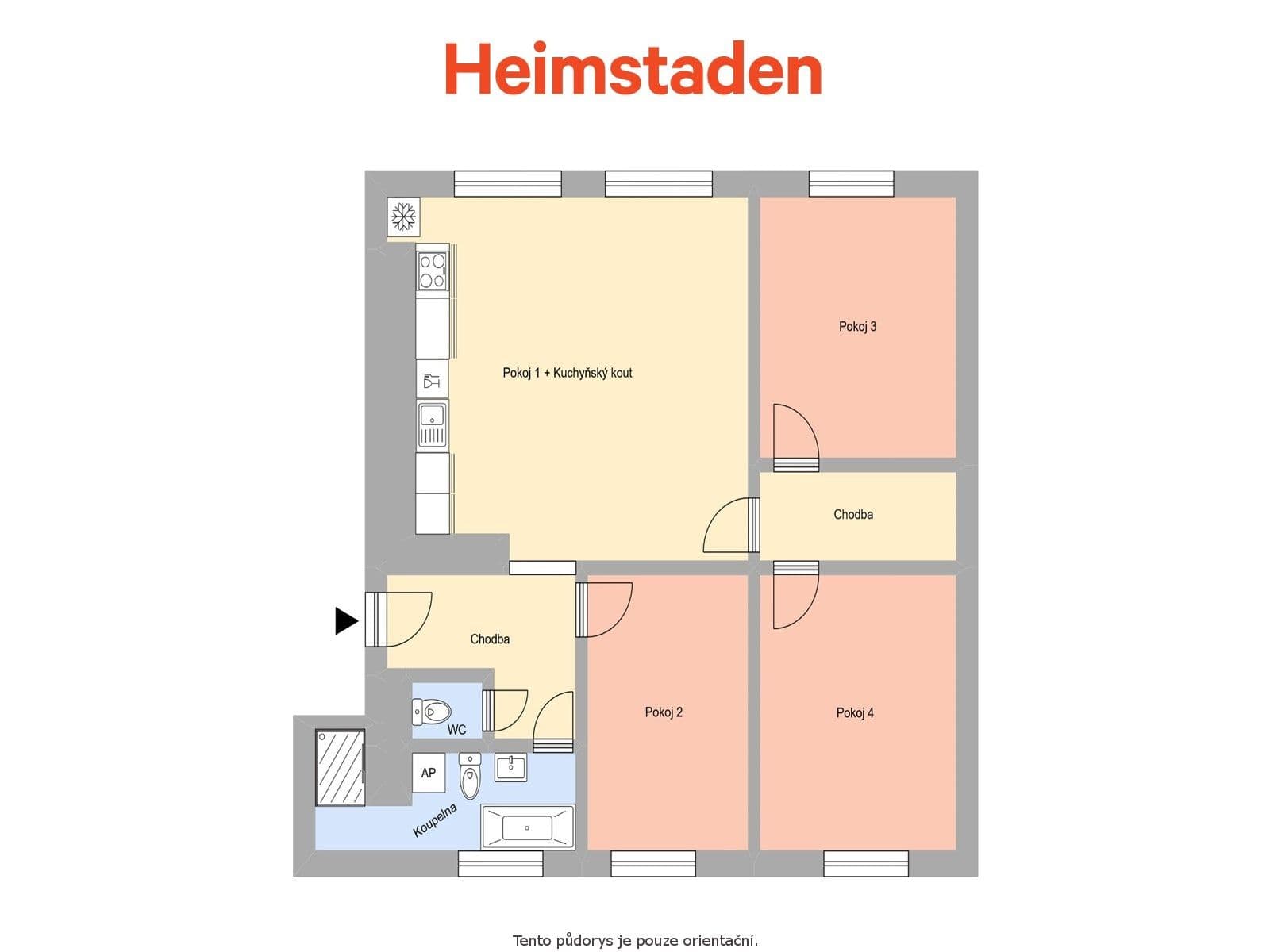 Prenájom bytu 4-izbový 97 m², Na Desátém, Ostrava, Moravskoslezský kraj Prenájom bytu 4-izbový 97 m², Na Desátém, Ostrava, Moravskoslezský kraj