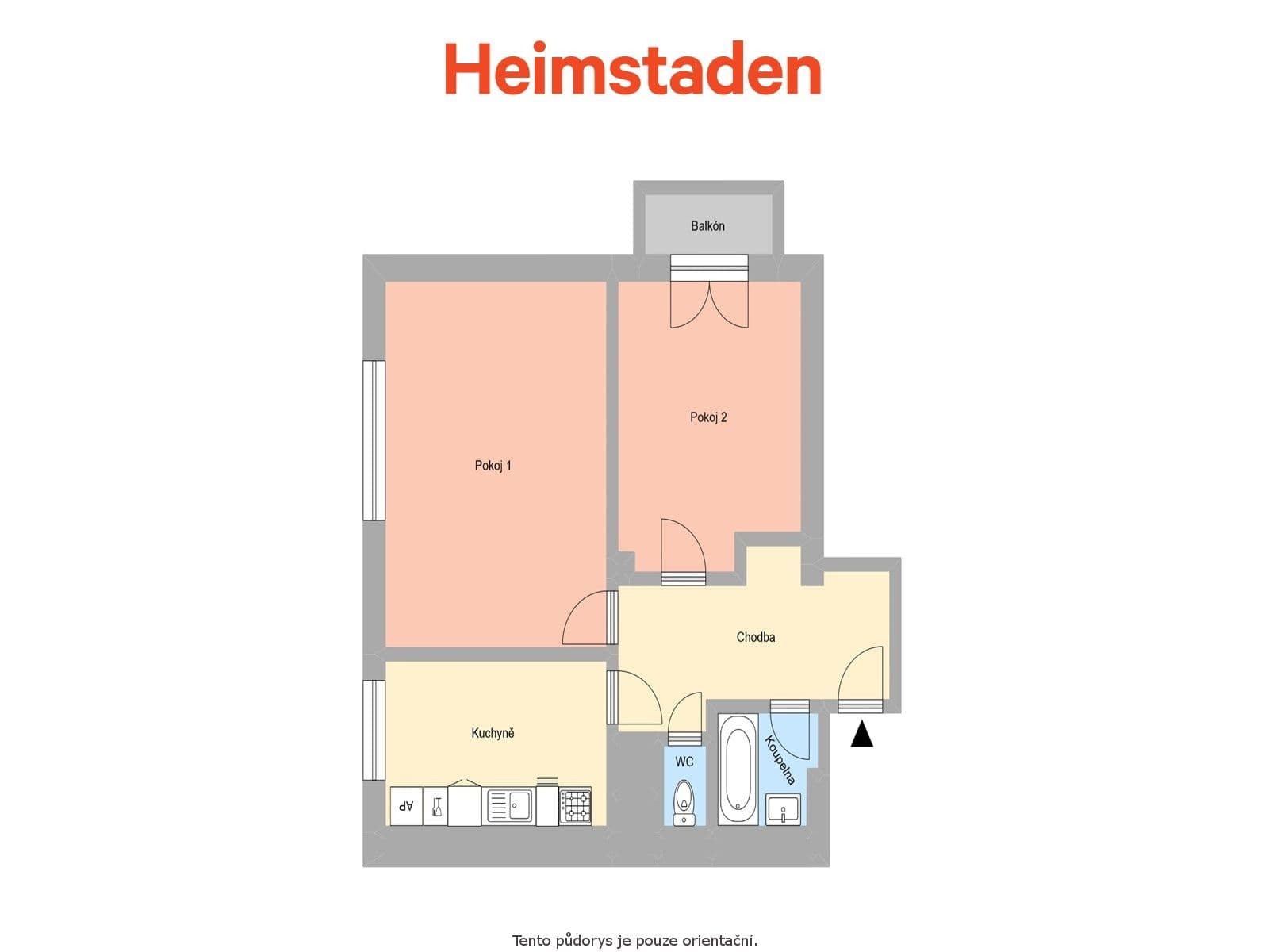 Prenájom bytu 2-izbový 57 m², Zahradní, Ostrava, Moravskoslezský kraj Prenájom bytu 2-izbový 57 m², Zahradní, Ostrava, Moravskoslezský kraj