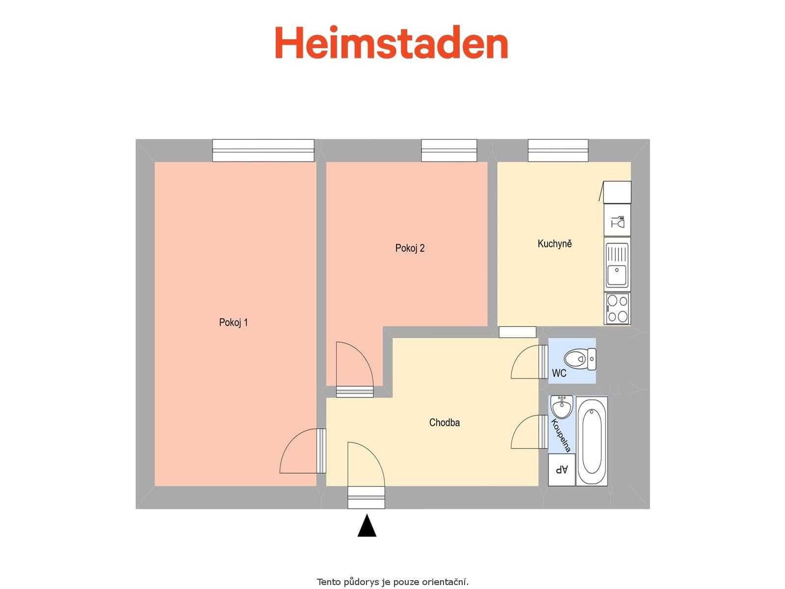 Prenájom bytu 2-izbový 49 m², Nádražní, Ostrava, Moravskoslezský kraj Prenájom bytu 2-izbový 49 m², Nádražní, Ostrava, Moravskoslezský kraj