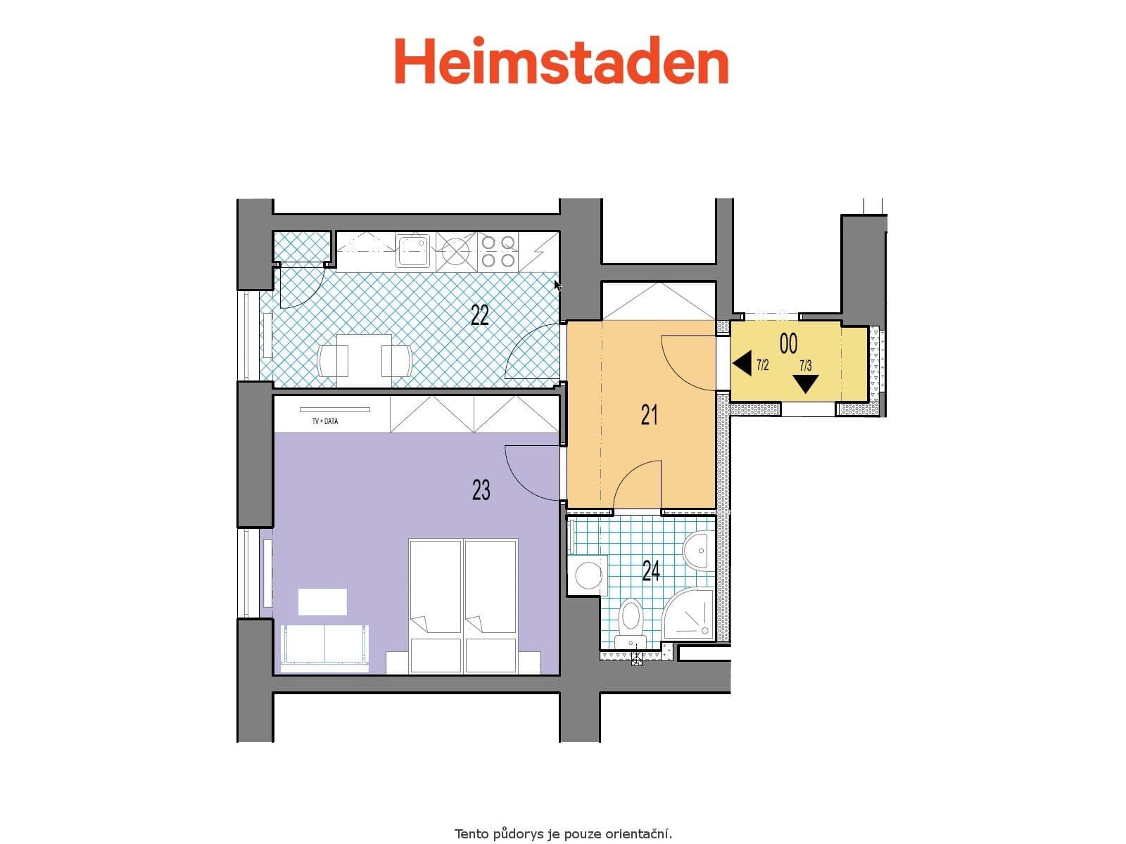 Prenájom bytu 1-izbový 37 m², náměstí Jana Nerudy, Ostrava, Moravskoslezský kraj Prenájom bytu 1-izbový 37 m², náměstí Jana Nerudy, Ostrava, Moravskoslezský kraj