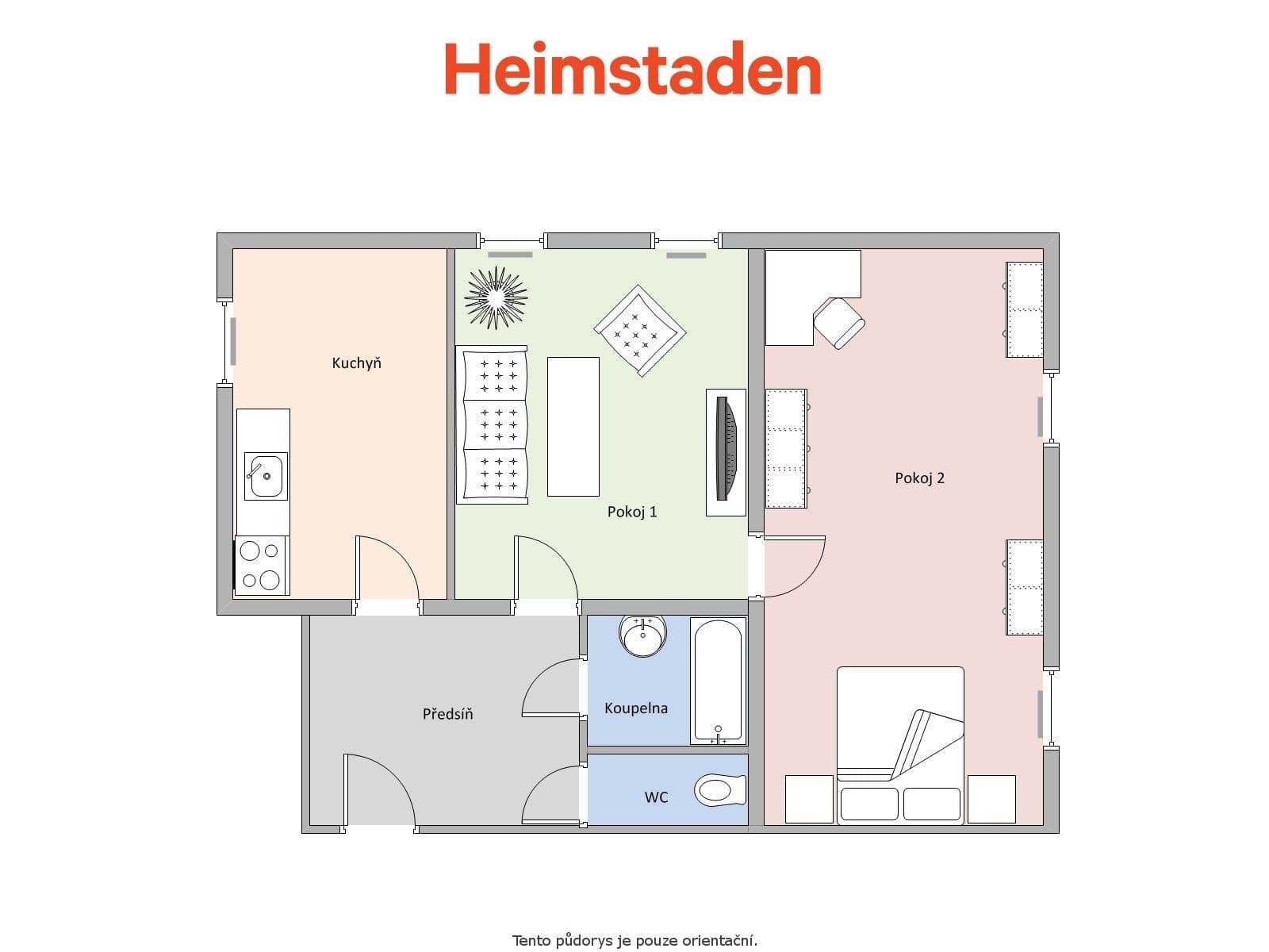 Prenájom bytu 2-izbový 48 m², Gustava Klimenta, Ostrava, Moravskoslezský kraj Prenájom bytu 2-izbový 48 m², Gustava Klimenta, Ostrava, Moravskoslezský kraj