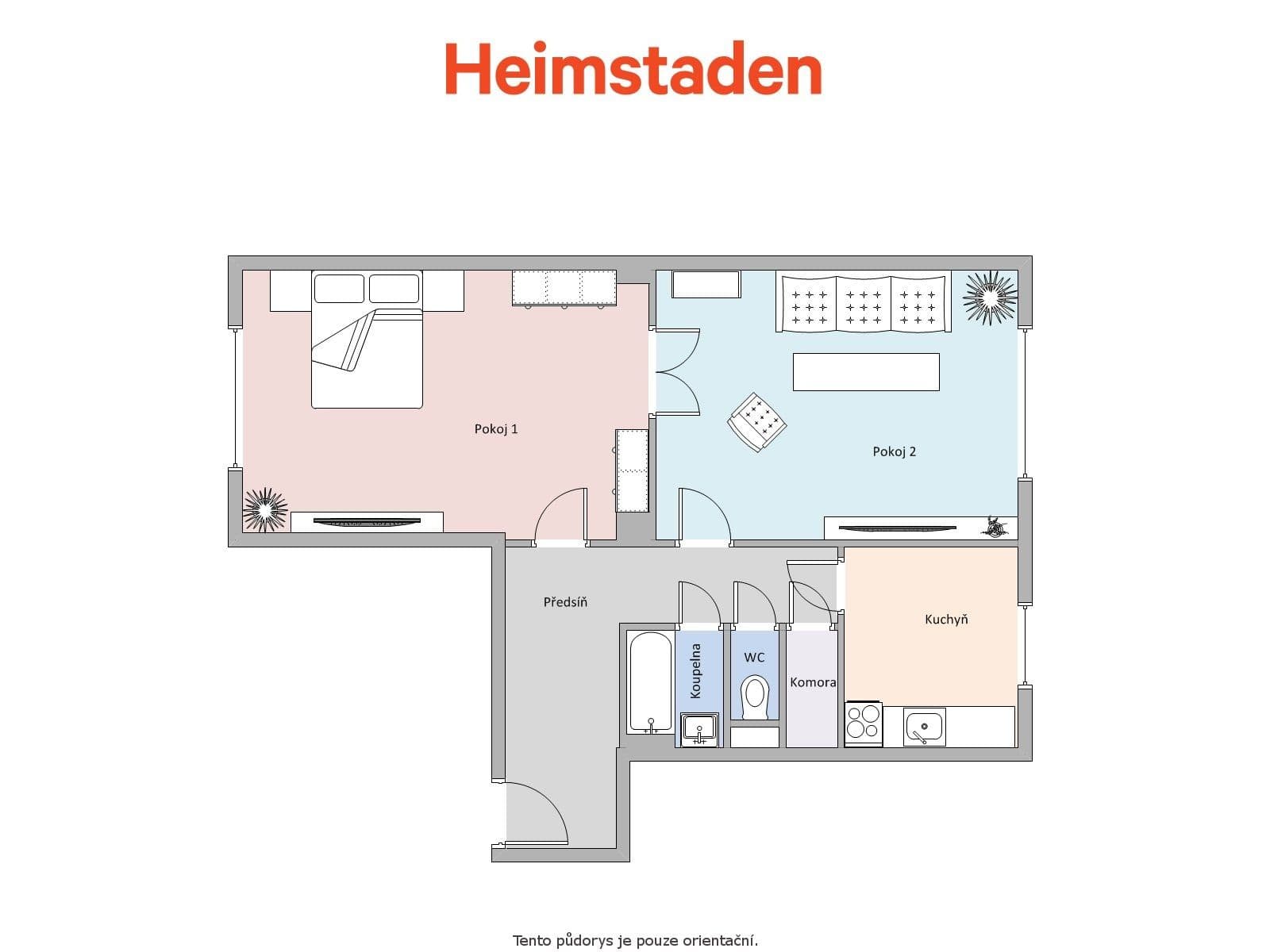 Prenájom bytu 2-izbový 65 m², E. F. Buriana, Ostrava, Moravskoslezský kraj Prenájom bytu 2-izbový 65 m², E. F. Buriana, Ostrava, Moravskoslezský kraj