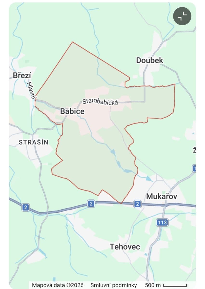 Predaj pozemku 3.300 m², Babice, Středočeský kraj Predaj pozemku 3.300 m², Babice, Středočeský kraj